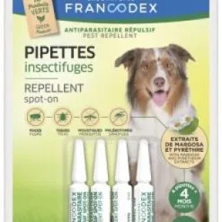 Francodex Pipettes Insectifuges Pour Grands Chiens De Plus De 20 Kg