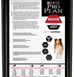 Pro Plan Optiderma Medium Adult Sensitive Skin Riche En Saumon -Nourriture pour chien Soldes 110324 5 g
