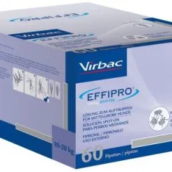 Virbac Effipro Spot On Antiparasitaire Pour Chiens De 10 à 20 Kg -Nourriture pour chien Soldes 117341 3 g