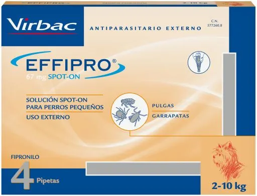Virbac Effipro Spot On Antiparasitaire Pour Chiens De 2 à 10 Kg 3 Virbac Effipro Spot On Antiparasitaire Pour Chiens De 2 à 10 Kg