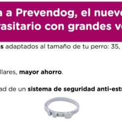 Prevendog Collier Antiparasitaire Pour Grands Chiens 7 Prevendog Collier Antiparasitaire Pour Grands Chiens -Nourriture pour chien Soldes 165340 prevendog miscota 1 g