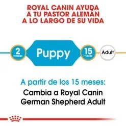 Royal Canin German Shepherd Puppy Aliment Pour Chiots Berger Allemand -Nourriture pour chien Soldes 167 3 2 g