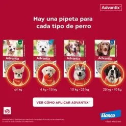 Advantix Pipettes Race De Taille Moyenne 10-25 Kg -Nourriture pour chien Soldes Pipetas para Perro de Raza 63ea6c3d16bb3 g