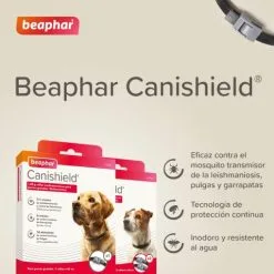 Beaphar Collier Antiparasitaire Canishield Pour Grands Chiens -Nourriture pour chien Soldes caracteristicas collar perro antipulgas 62df9b030126c g