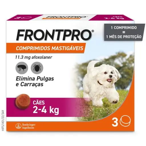 Frontpro Chiens 2-4kg Chew S 3 Comprimés À Croquer 4 Frontpro Chiens 2-4kg Chew S 3 Comprimés À Croquer – Image 2