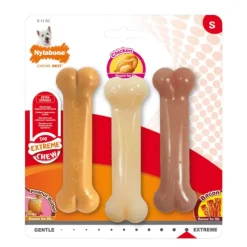 Nylabone Extreme Chew Value Pack S (Peanut/Original/Bacon)
