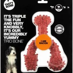 Tastybone Trio Bone Bacon -Nourriture pour chien Soldes trio bone bacon 1 g 1